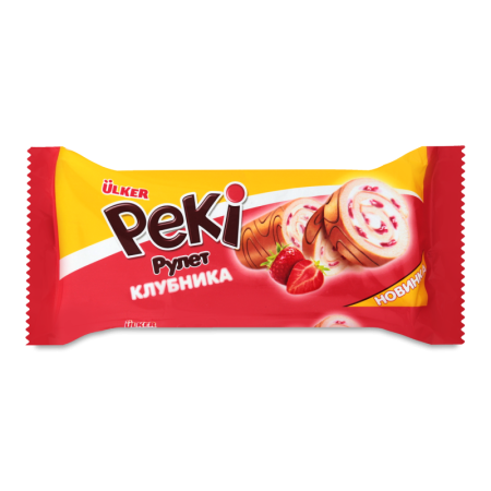 Рулет с Кремом Клубника Peki Ulker м/у 150г