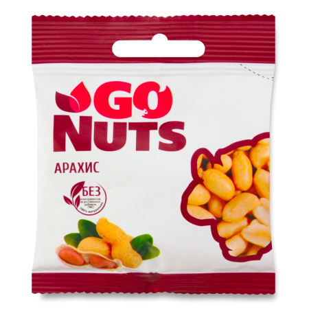 Орех Арахис go Nuts 35гр Стик