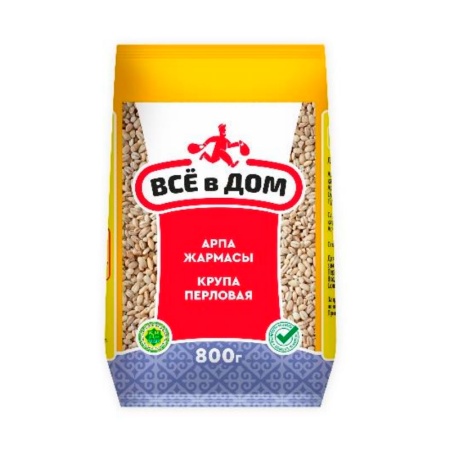 Крупа Всё в Дом Перловая 800гр п/п