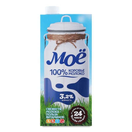 Молоко 3.2% Ультрапастеризованное Мое т/п 0.95л