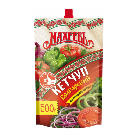 Кетчуп Махеевъ Болгарский 500гр д/п