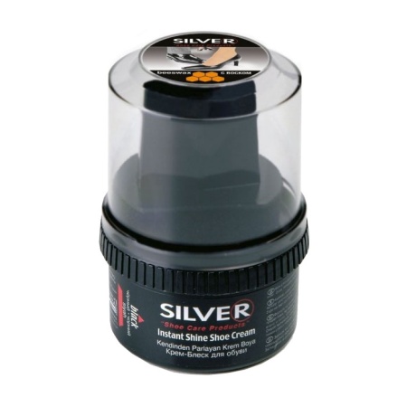Крем Silver д/обуви 50мл Черн Банка