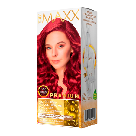 Крем Краска Для Волос Maxx Deluxe Premium 5 65 Махагон