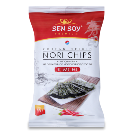 Чипсы из Обжаренной Морской Водоросли Нори Kimchi Sen Soy м/у 4.5г