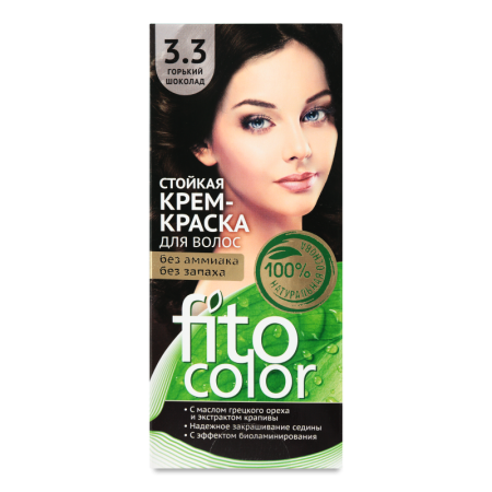 крем-краска Для Волос Стойкая №3.3 Fitocolor 1шт