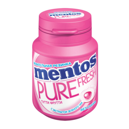 Резинка Жевательная Mentos Pure Fresh Тутти Фрутти 54гр Кор