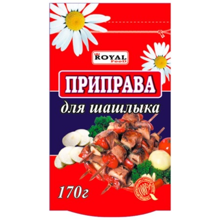 Приправа Royal Food д/шашлыка 170гр стаб/б