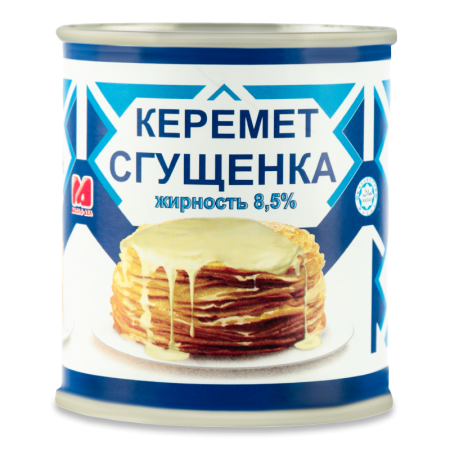 Продукт Сгущенный 8.5% растительно-молочный с Сахаром Сгущенка Керемет масло-дел ж/б 360г