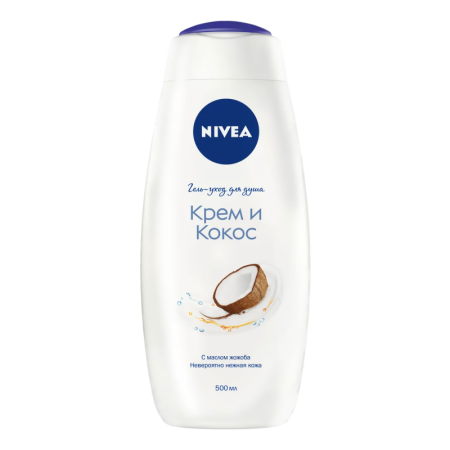 гель-уход д/душа Nivea Крем Кокос 500мл фл