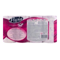 Бумага Туалетная Papia Bali Flower 3-слойная 8шт гр/уп