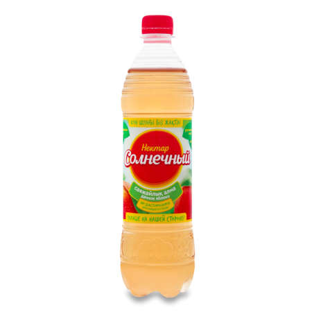 Напиток Безалкогольный Негазированный Дачное Яблоко Нектар Солнечный п/бут 0.5л