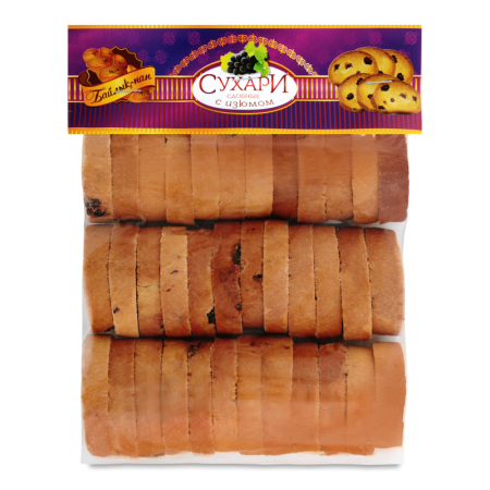 Сухари Сдобные с Изюмом байлық-нан м/у 300г