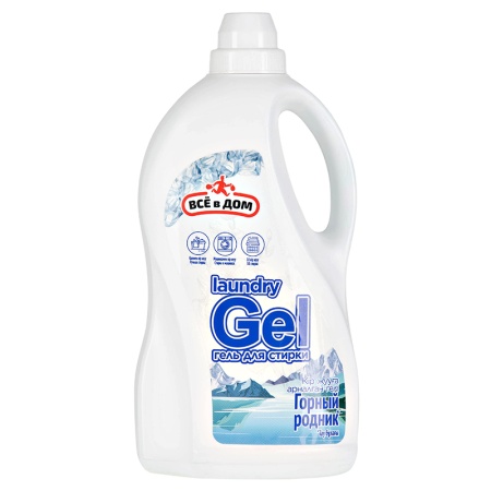 Средство д/стирки Всё в Дом Горный Родник 2л Кан