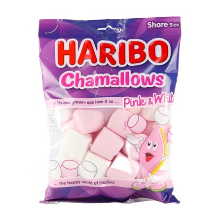 Маршмэллоу Haribo pink&white 70гр п/п