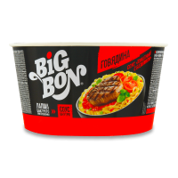 Лапша биг-бон б/п говядина/томат 85гр Тар