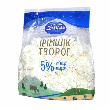 Творог Эмиль 5% 380гр п/п