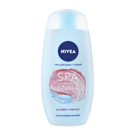 Гель Для Душа с Глиной Шалфей и Гибискус Spa Натуральная Глина Nivea 250мл