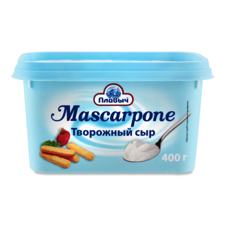 Крем Творожный Плавыч Mascarpone 400гр Конт