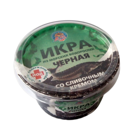Икра ас из Морских Водорослей Черная Слив Микс 180гр Стак