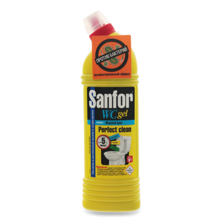 Средство санитарно-гигиеническое wc Гель Морской Бриз Sanfor 750г
