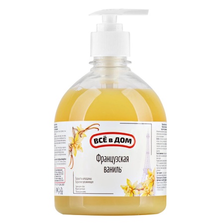 Мыло Всё в Дом Французская Ваниль Жидкое 500мл фл