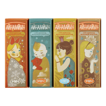Шоколад Рахат Айналайын Молочный 20гр Кнврт