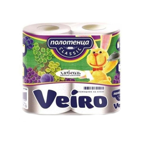 Полотенце Linia Viero Бумажное 3-слойное 2шт Пленка