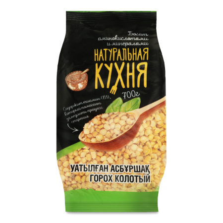 Горох Натуральная Кухня Колотый 1сорт 700гр стаб/б