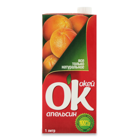 Сок ок Апел 1л Тва