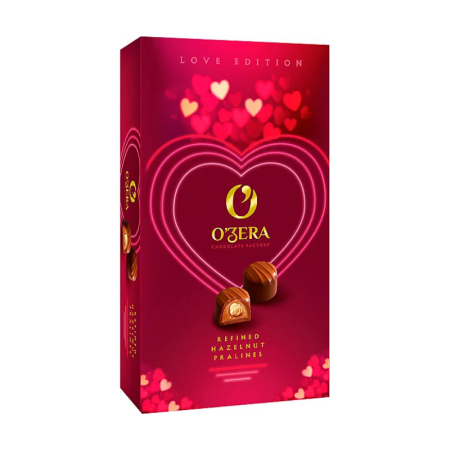 Конфеты o`zera Пралине с Цельн Фундуком 230гр Кор