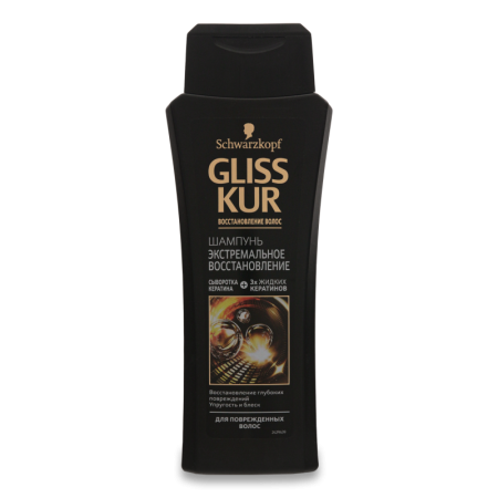 Шампунь Для Поврежденных Волос Экстремальное Восстановление Gliss Kur 250мл