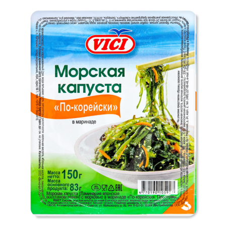 Капуста Морская по-корейски Vici п/у 150г
