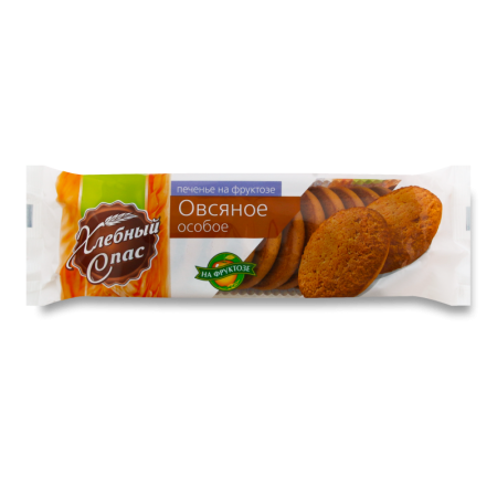 Печенье Хлебный Спас Овсяное Особое Фруктоза 250гр п/п
