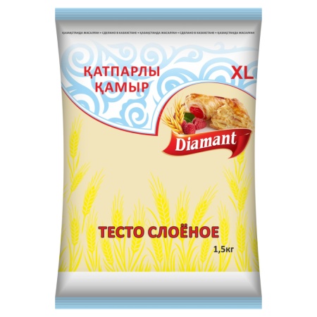 Тесто Diamant Слоеное 1,5кг п/п
