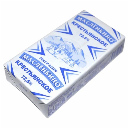 Спред Масленкино Крестьянское 72,5% 450гр Кнврт