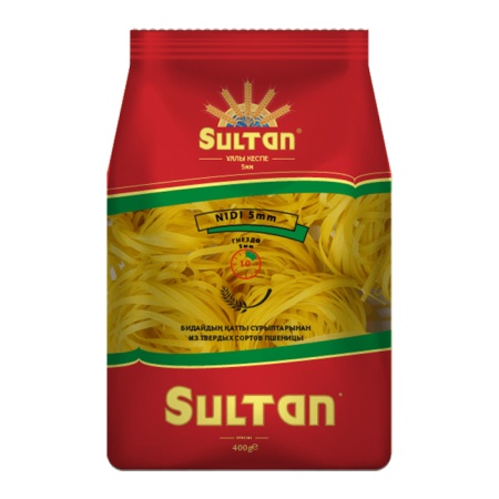 Лапша Sultan Гнездо #5 400гр п/п Лапша Sultan Гнездо #5 400гр п/п