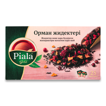 Чай Пиала с Лесными Ягодами Черн 25пак 37,5гр Кор