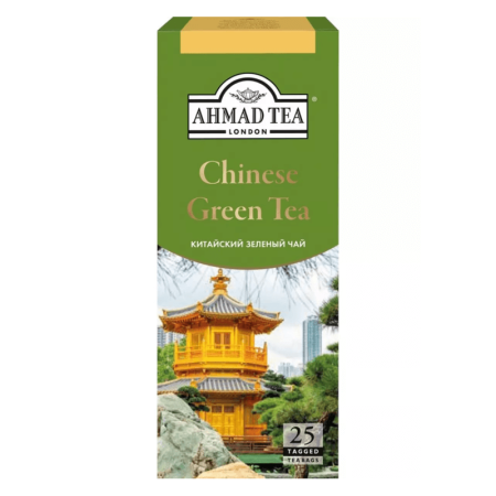 Чай Ahmad Tea London Классич Зел Китайский 25пак 45гр Кор