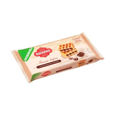 Вафли Мягкие Яшкино с Шок Кремом 120гр фл/п