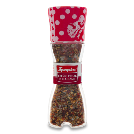 Приправа стейк, Гриль и Шашлык Приправыч Мельница 50г