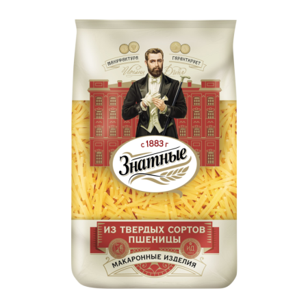 Макароны Знатные Вермишель 450гр п/п