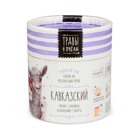 Чай Травы и Пчелы Кавказский Травяной 40гр Туб