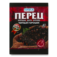 Перец Черный Горошек Омега Специи м/у 40г Перец Черный Горошек Омега Специи м/у 40г
