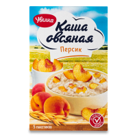 Каша Овсяная Быстрого Приготовления Персик Увелка к/у 5х40г