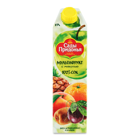 Сок Для Детей от 3лет с Мякотью Мультифрукт Сады Придонья т/п 1л