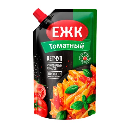 Кетчуп Ежк Томатный 350гр д/п