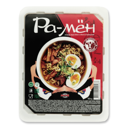 Лапша Быстрого Приготовления со Вкусом Говядины ра-мён Алькони п/у 90г Лапша Быстрого Приготовления со Вкусом Говядины ра-мён Алькони п/у 90г