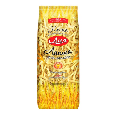 Лапша Лия Яичная д/лагмана 400гр стаб/б