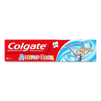 Паста Зубная Для Детей от 2лет со Вкусом Жвачки Доктор Заяц Colgate 50мл