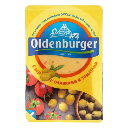 Сыр Oldenburger с Оливками и Томатами 50% Ломтики 125гр